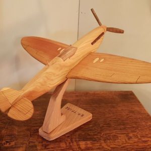 Wooden Spitfire WWII Plane Model – The Bunker Art Gallery