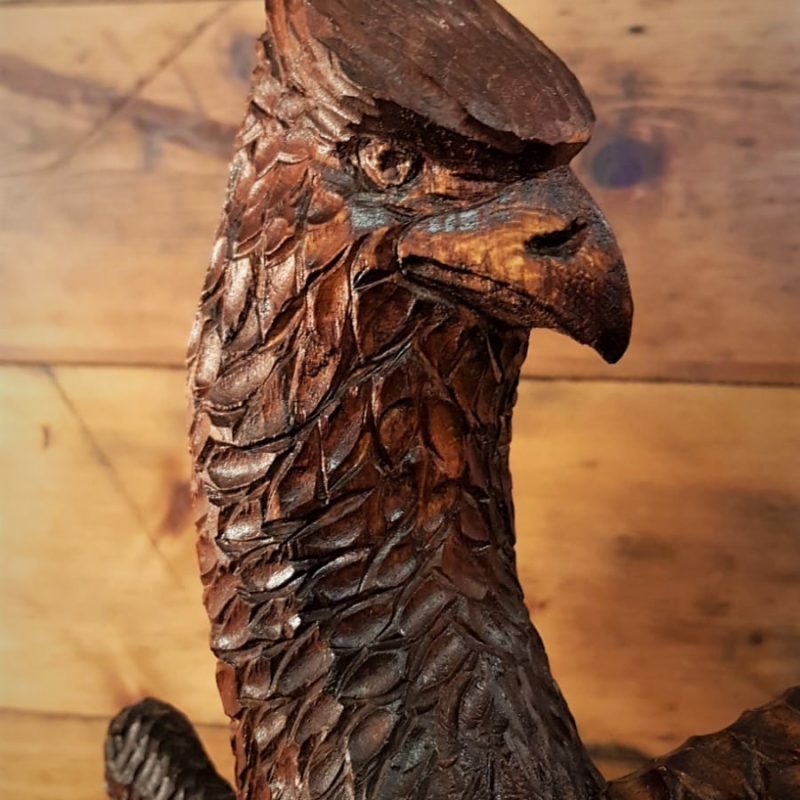 Wooden Hippogriff Buckbeak Gryphon Harry Potter Sculpture – The Bunker ...