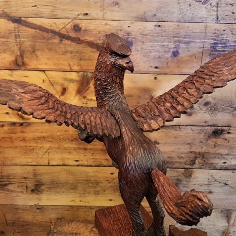 Wooden Hippogriff Buckbeak Gryphon Harry Potter Sculpture The Bunker